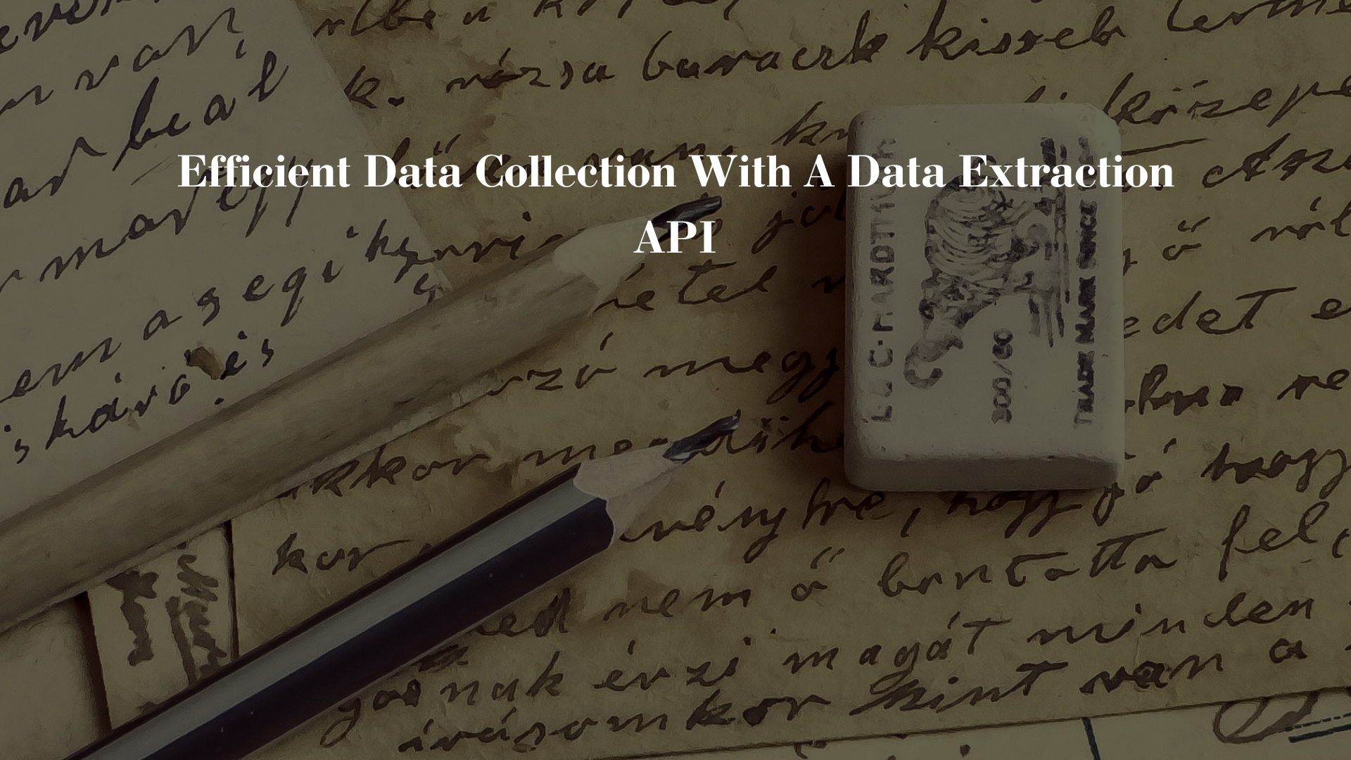 Efficient Data Collection With A Data Extraction API