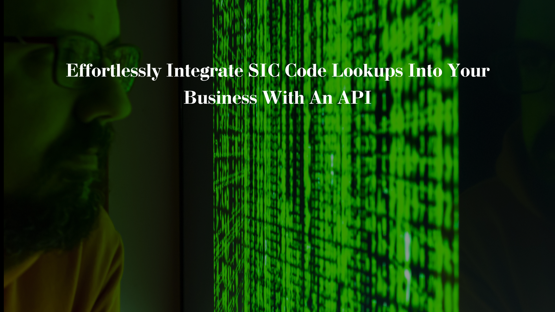 Effortlessly Integrate SIC Code Lookups Into Your Business With An API