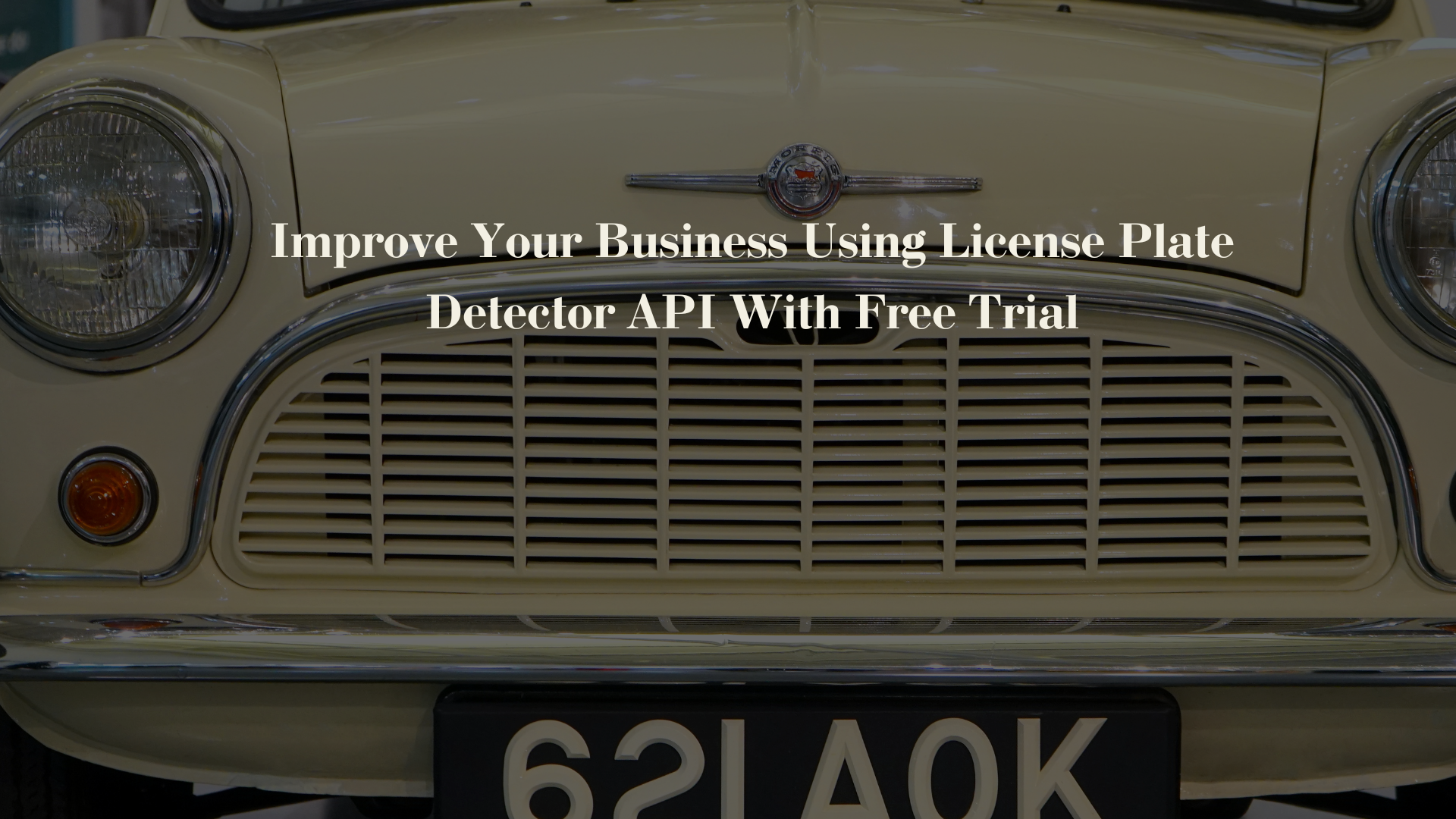 Improve Your Business Using License Plate Detector API With Free Trial