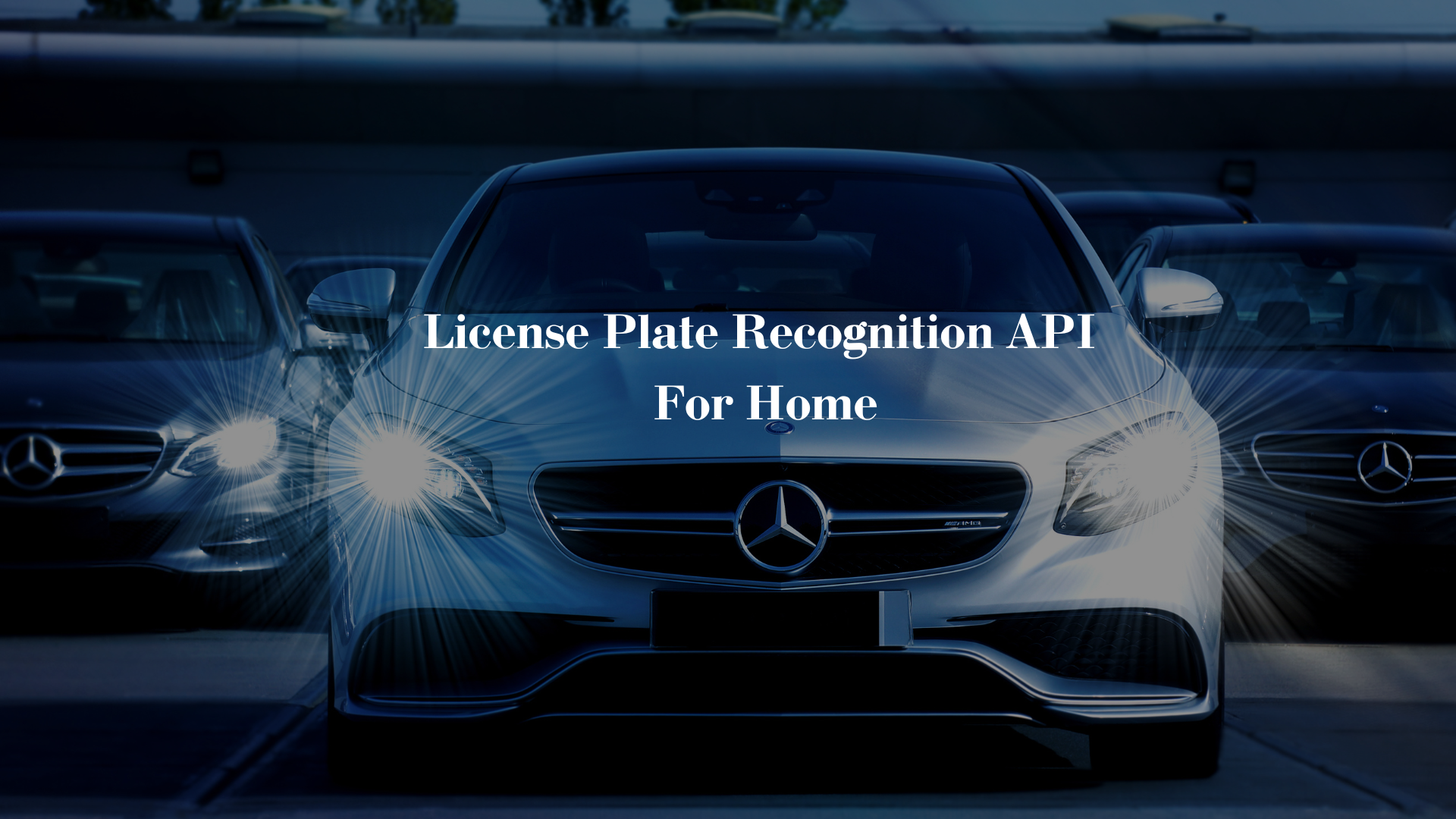 License Plate Recognition API For Home
