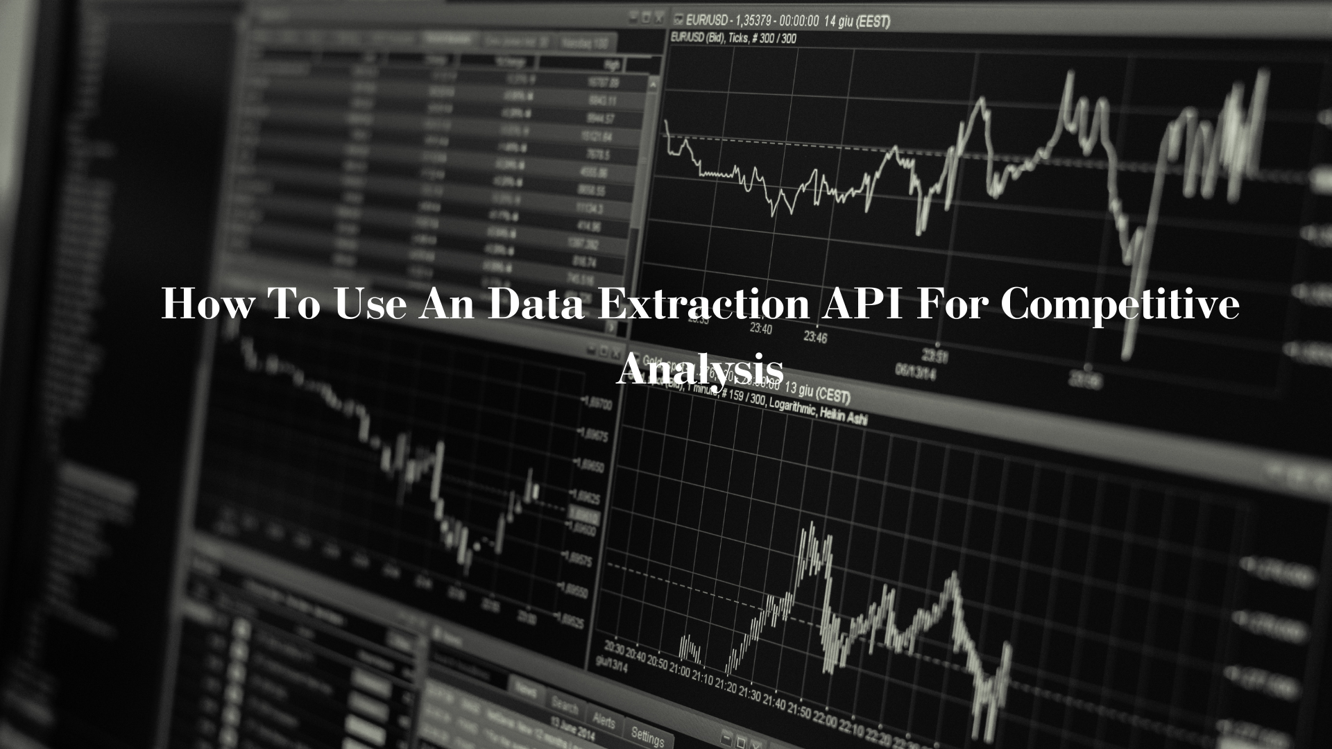How To Use An Data Extraction API For Competitive Analysis
