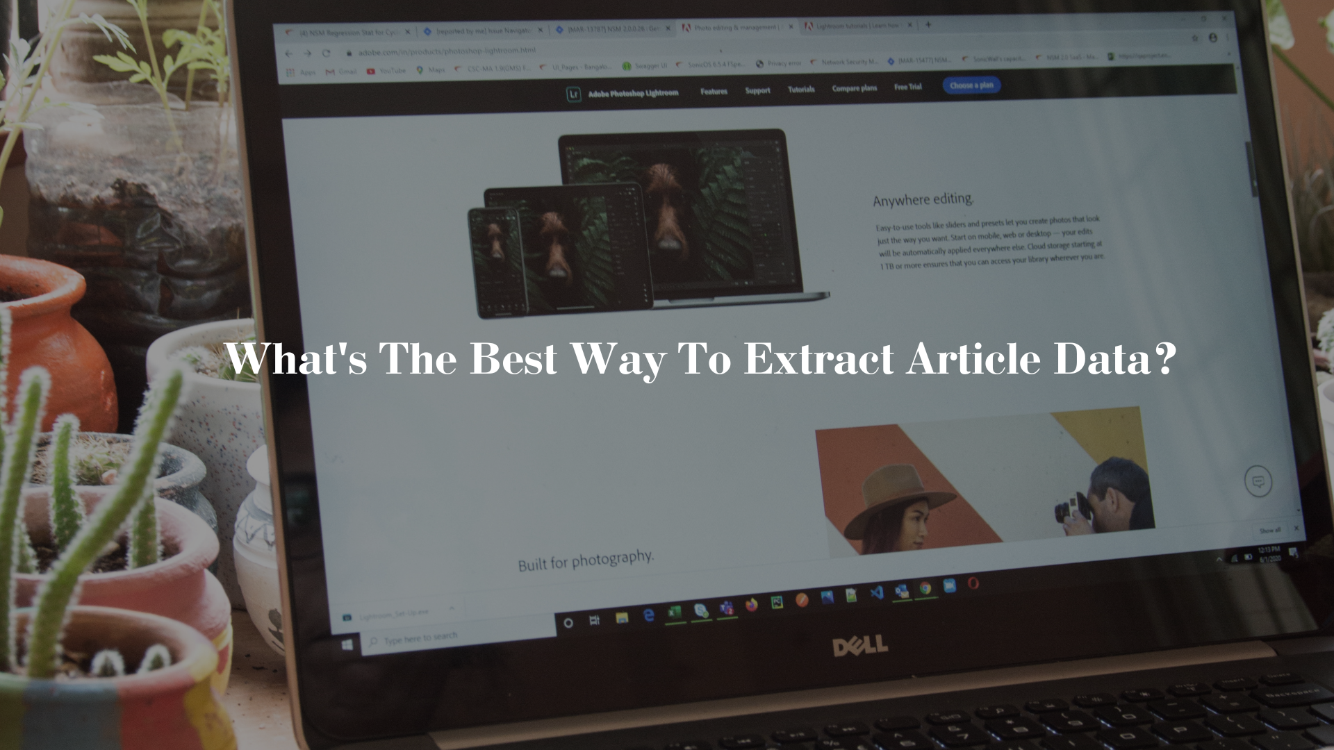 What’s The Best Way To Extract Article Data?